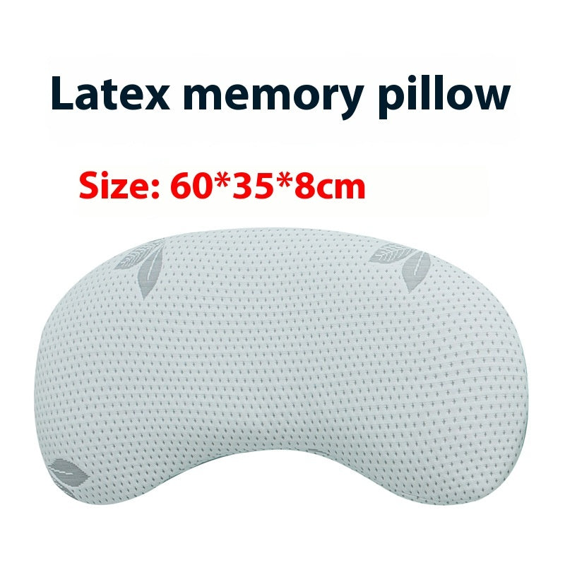 Pregnant Women's Crescent Pillow Latex Neck Cushion Multifunctional Removable And Washable