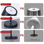 Table Lamp Touch Western Restaurant Desktop Atmosphere Led High Leg Metal Table Lamp