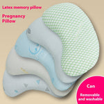 Pregnant Women's Crescent Pillow Latex Neck Cushion Multifunctional Removable And Washable