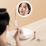 Beauty Series Lighted Makeup Mirror With Storage Box