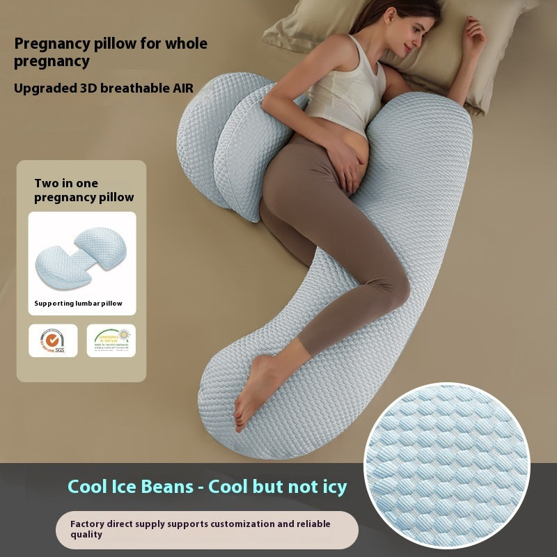 Maternity Waist Support Side Sleeping Multifunctional U-shape Pillow