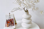 Special-shaped Ring Ceramic Vase Flower