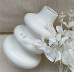 Special-shaped Ring Ceramic Vase Flower