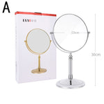 European Retro Household Double-Sided Desktop Makeup Mirror