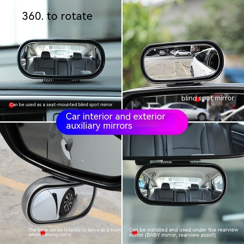360-degree Rotation Rearview Mirror In The Car