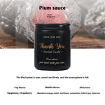 Aromatherapy Candle Black Glass Soy Wax