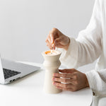 Aromatherapy Soy Candle Holder Creative Vegetarian Burning Craft