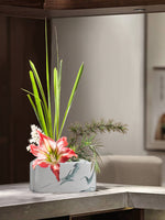 New Chinese Ceramic Vase TV Cabinet