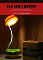 Hamburger Small Night Lamp Storage Atmosphere Learning Table Lamp