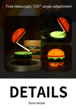 Hamburger Small Night Lamp Storage Atmosphere Learning Table Lamp