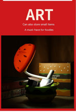 Hamburger Small Night Lamp Storage Atmosphere Learning Table Lamp