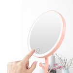 Plastic Led Makeup Mirror with Lamp Desktop Electrodeless