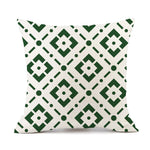 Nordic Simple Black And White Shading Geometric Stripes Plaid Printed Linen Pillow Cushion Sofa
