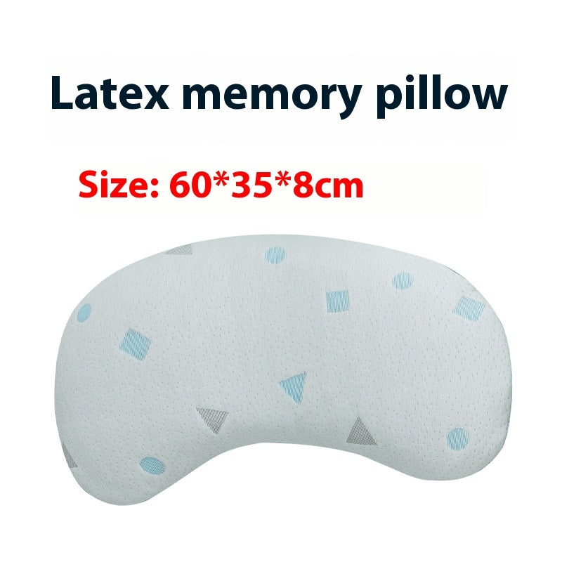 Pregnant Women's Crescent Pillow Latex Neck Cushion Multifunctional Removable And Washable