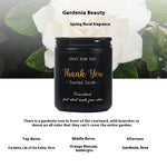 Aromatherapy Candle Black Glass Soy Wax