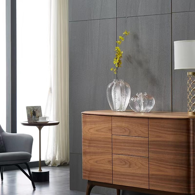 Modern Light Luxury Resin Transparent Petal Vase