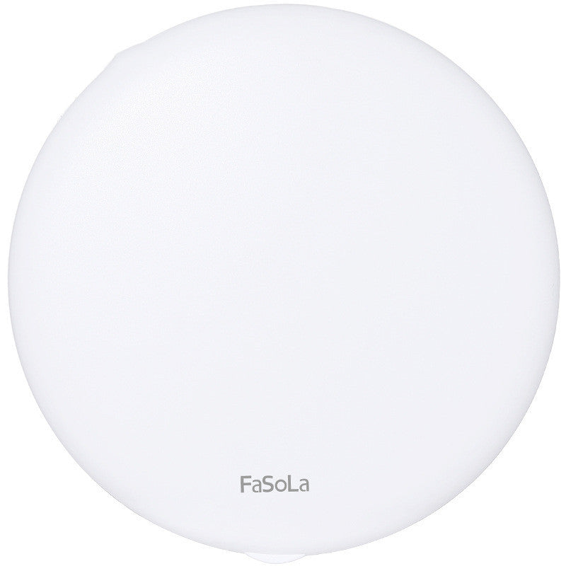 Fashionable Female Portable Small Round Mirror With Light