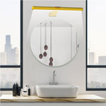 Oval Oil Painting Lamp Magnetic Bathroom Mirror Front Lamp