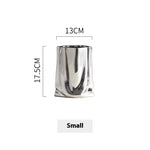 Household Light Luxury Electroplated Ceramic Vase