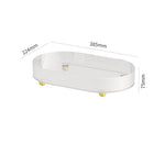 Home Living Room Rectangular Plastic Cup Draining Tray