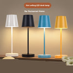 Table Lamp Touch Western Restaurant Desktop Atmosphere Led High Leg Metal Table Lamp