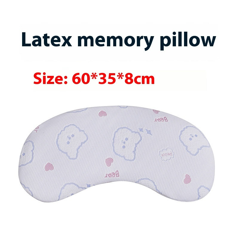 Pregnant Women's Crescent Pillow Latex Neck Cushion Multifunctional Removable And Washable