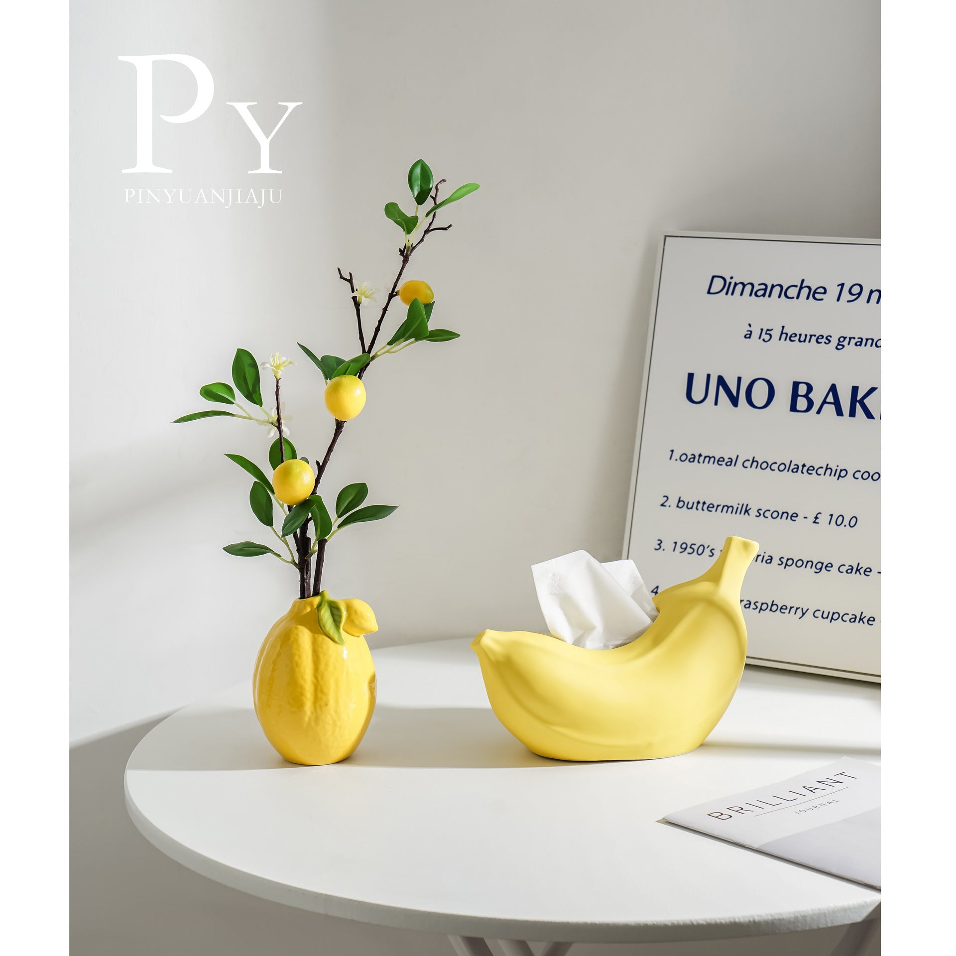 Nordic Modern Ins Style Fruit Vase Decoration
